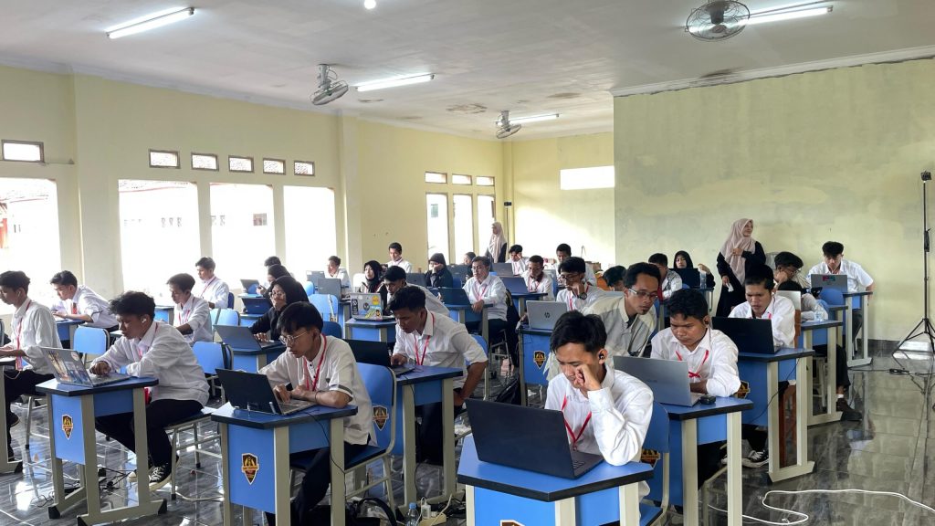 Kegiatan Ujian Tahdid Mustawa du Ciamis Gelombang 1, Foto: Firdaus